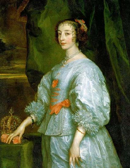 Anthony Van Dyck Queen Henrietta Maria, London 1632